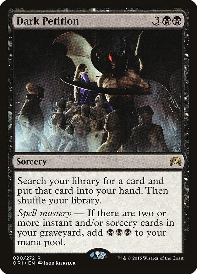 Image for Dark Petition (90) (Magic Origins) - Magic: The Gathering