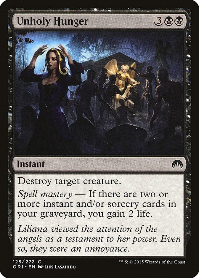 Image for Unholy Hunger (125) (Magic Origins) - Magic: The Gathering
