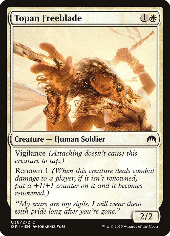 Image for Topan Freeblade (36) (Magic Origins) - Magic: The Gathering