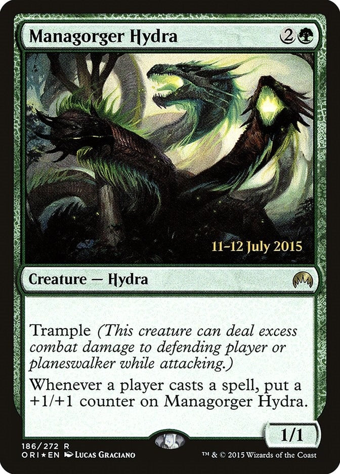 Image for Managorger Hydra (186) (Prerelease Cards) - Magic: The Gathering