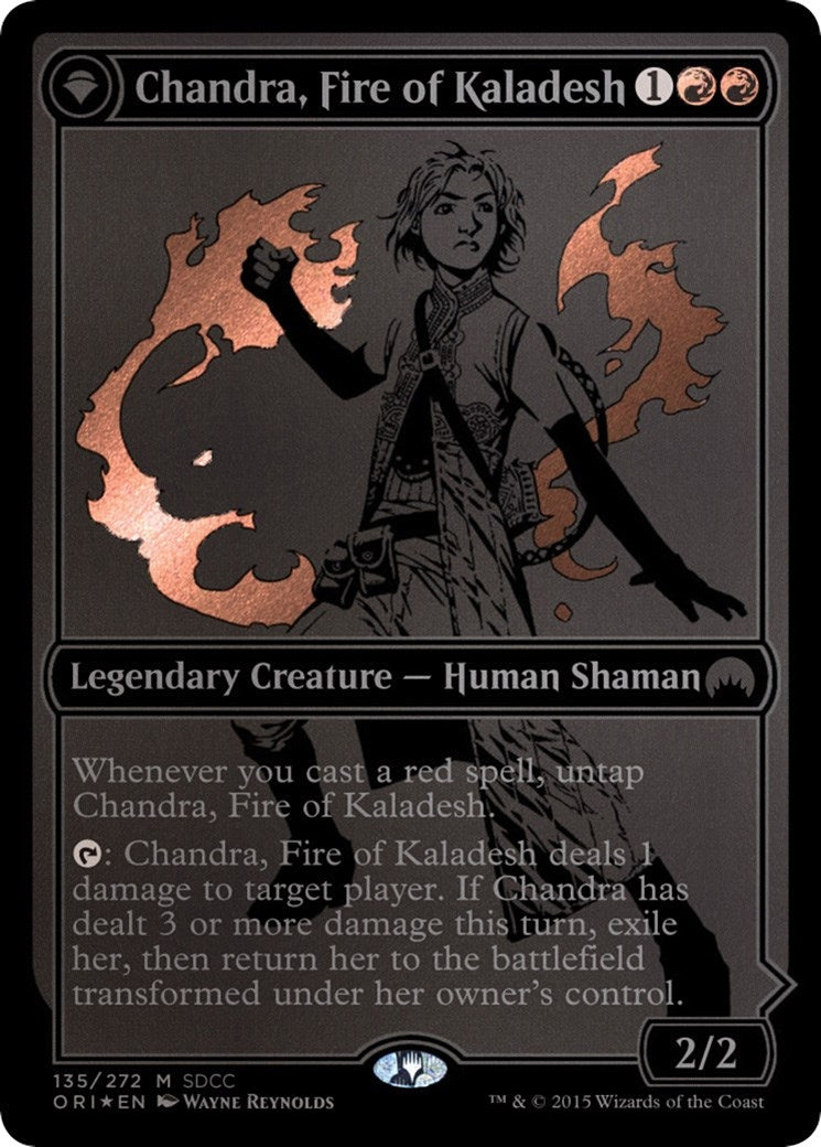 Image for Chandra, Fire of Kaladesh (SDCC 2015 Exclusive) (135) (Media Promos) - Magic: The Gathering