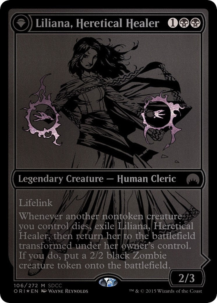 Image for Liliana, Heretical Healer (SDCC 2015 Exclusive) (106) (Media Promos) - Magic: The Gathering