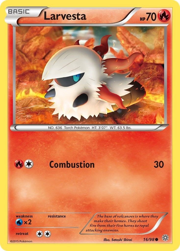 Image for Larvesta (16/98) (XY - Ancient Origins) - Pokemon