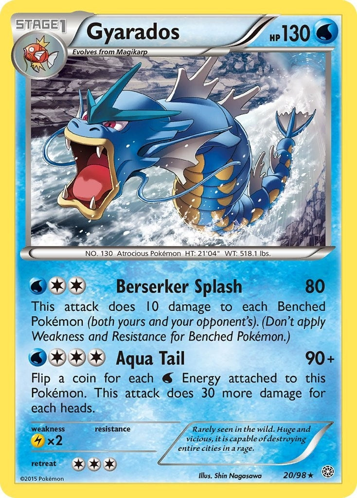 Image for Gyarados (20) (20/98) (XY - Ancient Origins) - Pokemon