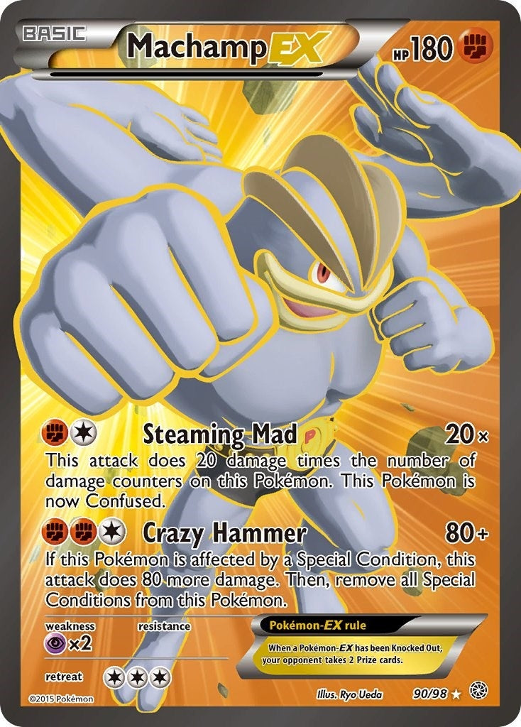 Image for Machamp EX (90 Full Art) (90/98) (XY - Ancient Origins) - Pokemon