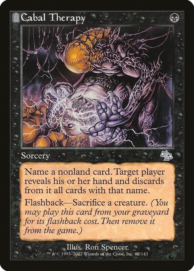 Image for Cabal Therapy (62) (Judgment) - Magic: The Gathering