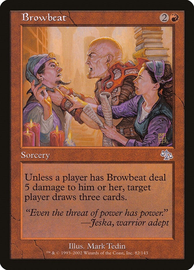 Image for Browbeat (82) (Judgment) - Magic: The Gathering