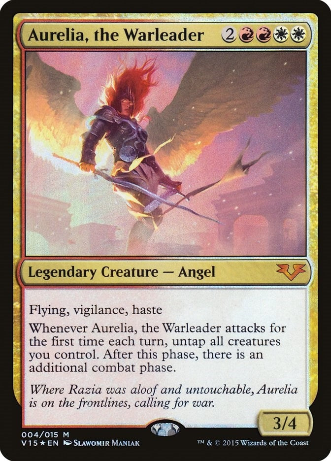 Image for Aurelia, the Warleader (4) (From the Vault: Angels) - Magic: The Gathering