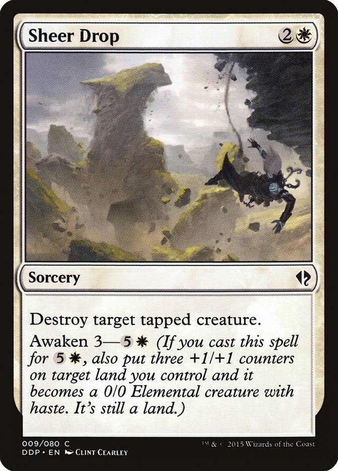 Image for Sheer Drop (9) (Duel Decks: Zendikar vs. Eldrazi) - Magic: The Gathering