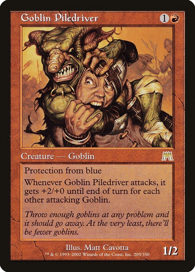 Image for Goblin Piledriver (205) (Onslaught) - Magic: The Gathering