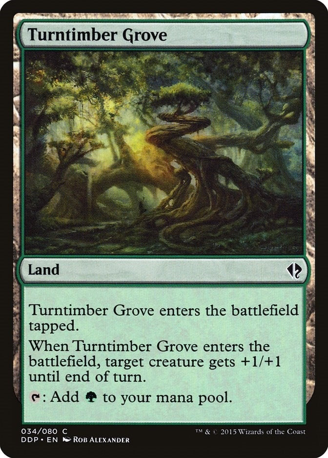 Image for Turntimber Grove (34) (Duel Decks: Zendikar vs. Eldrazi) - Magic: The Gathering
