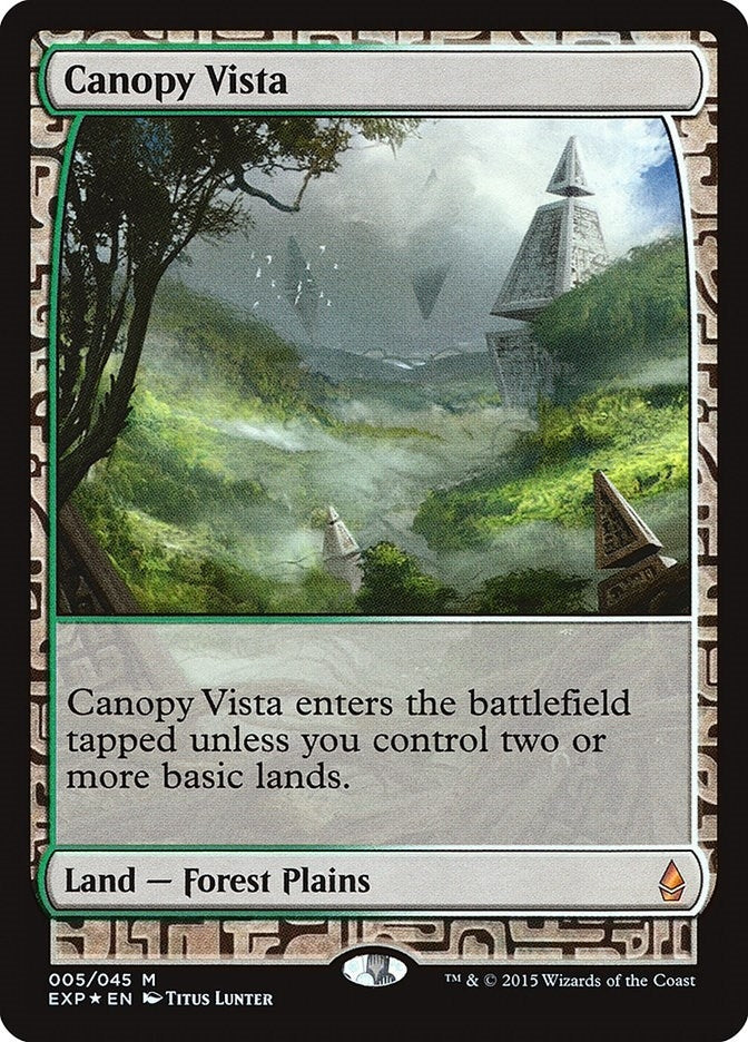 Image for Canopy Vista (5) (Zendikar Expeditions) - Magic: The Gathering