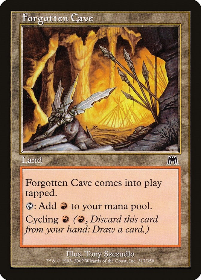 Image for Forgotten Cave (317) (Onslaught) - Magic: The Gathering