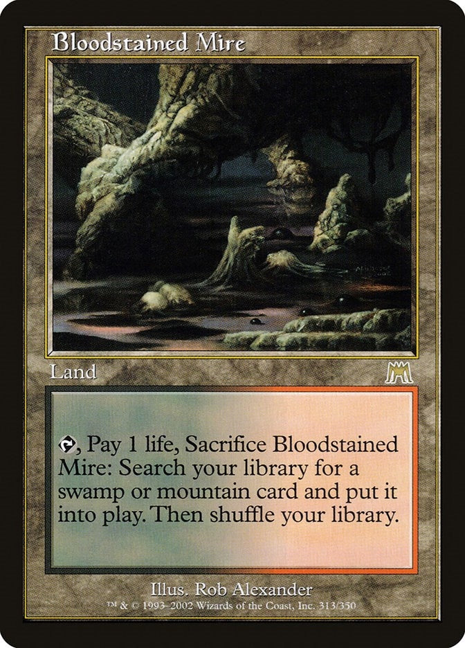 Image for Bloodstained Mire (313) (Onslaught) - Magic: The Gathering