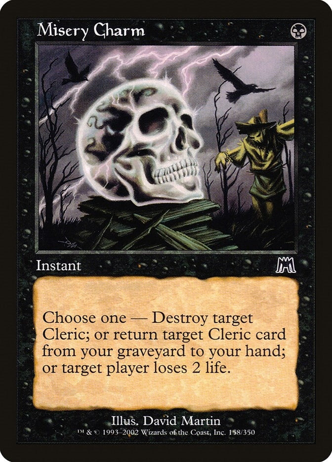 Image for Misery Charm (158) (Onslaught) - Magic: The Gathering