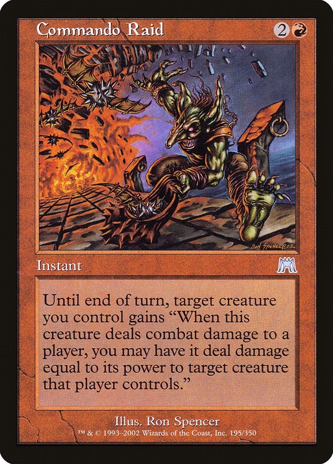 Image for Commando Raid (195) (Onslaught) - Magic: The Gathering