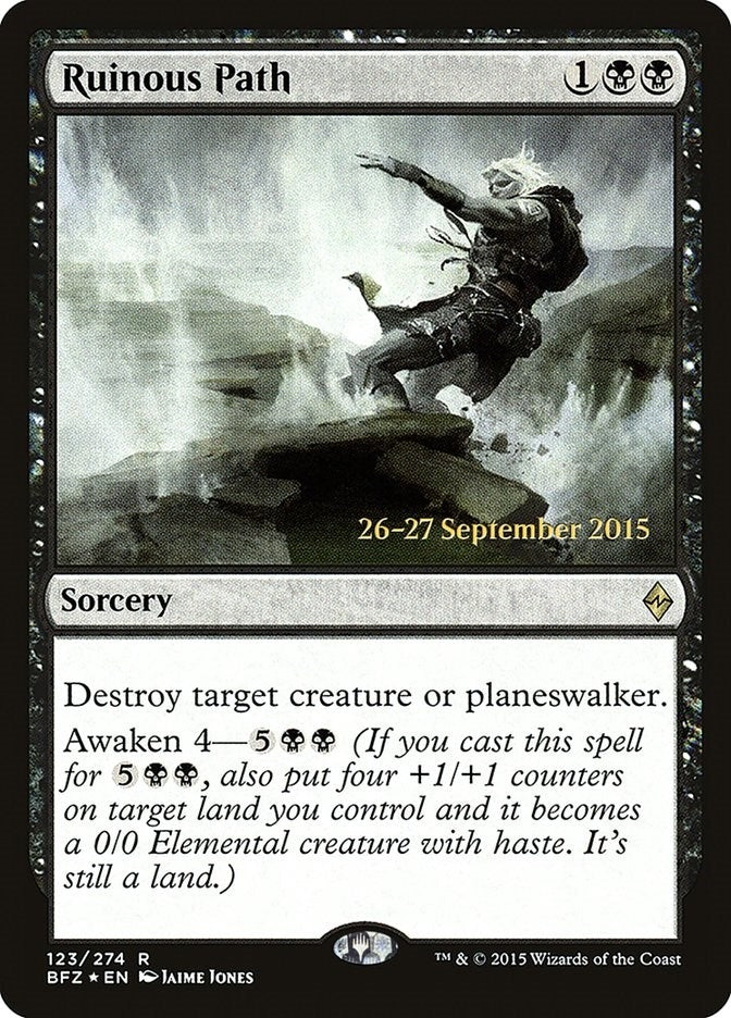 Image for Ruinous Path (123) (Prerelease Cards) - Magic: The Gathering