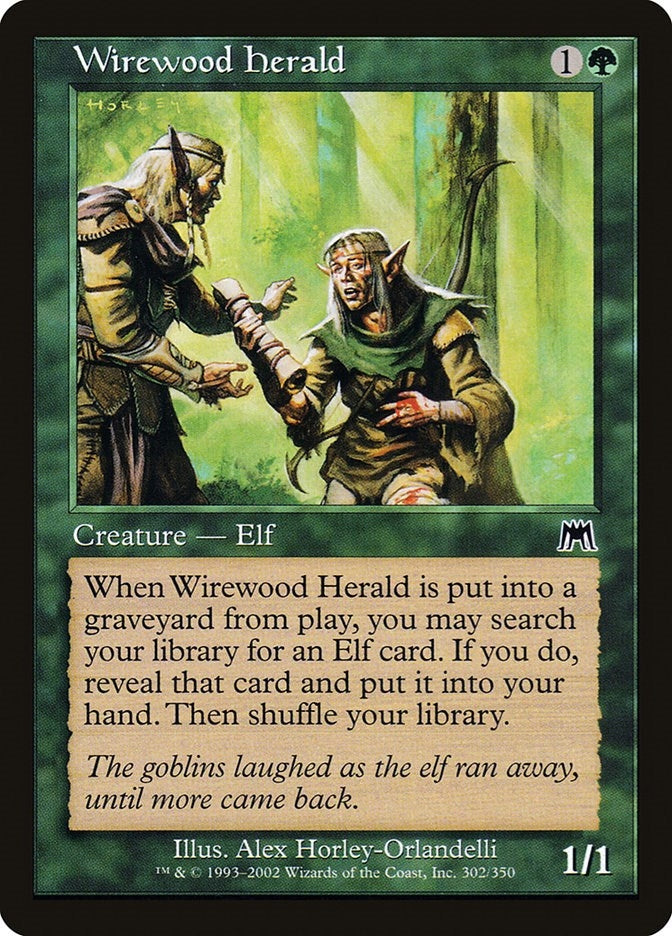 Image for Wirewood Herald (302) (Onslaught) - Magic: The Gathering