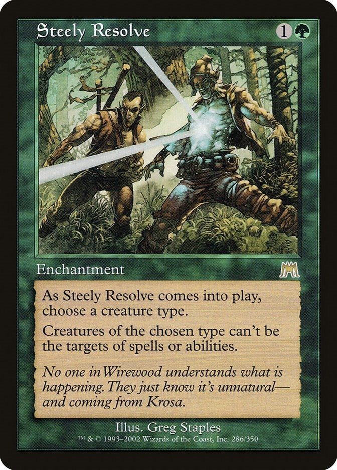 Image for Steely Resolve (286) (Onslaught) - Magic: The Gathering