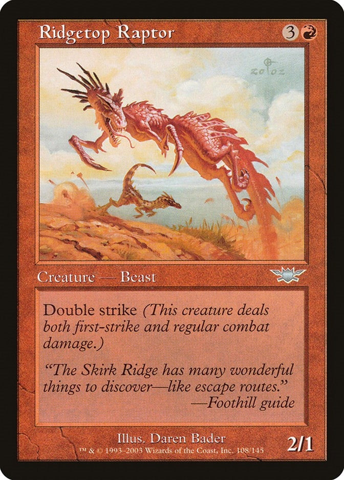 Image for Ridgetop Raptor (108) (Legions) - Magic: The Gathering