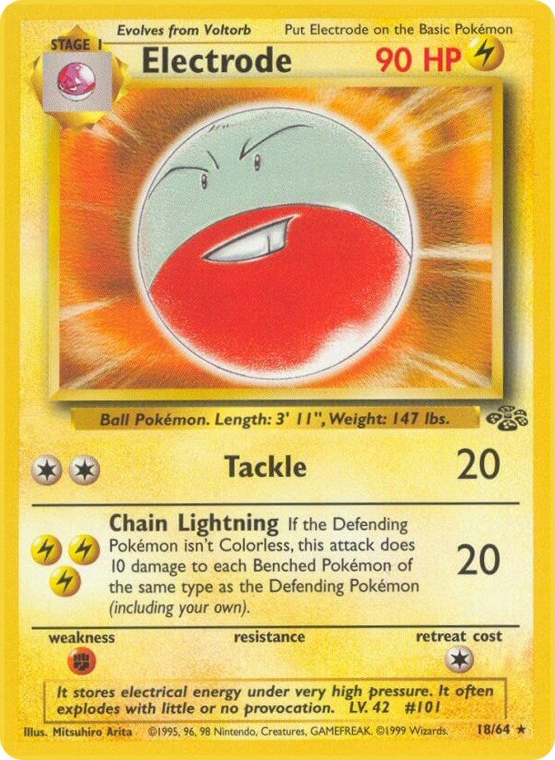 Image for Electrode (18) (18/64) (Jungle) - Pokemon