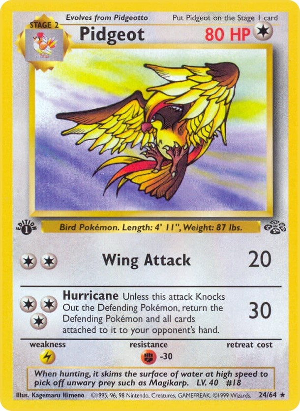 Image for Pidgeot (24) (24/64) (Jungle) - Pokemon