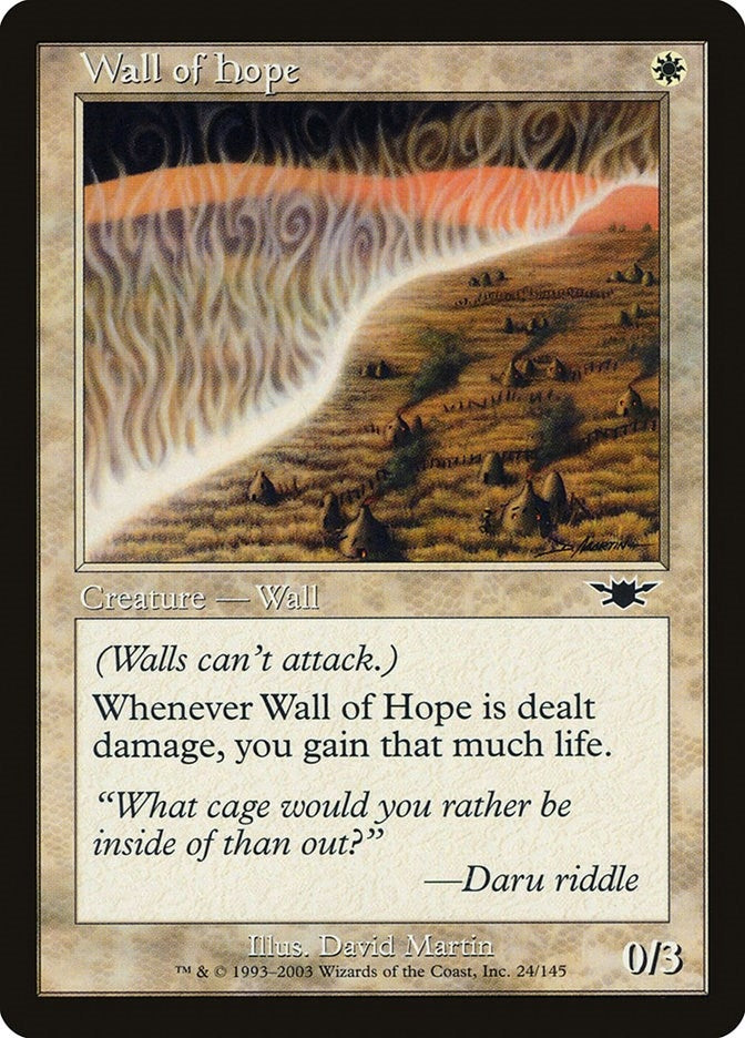 Image for Wall of Hope (24) (Legions) - Magic: The Gathering