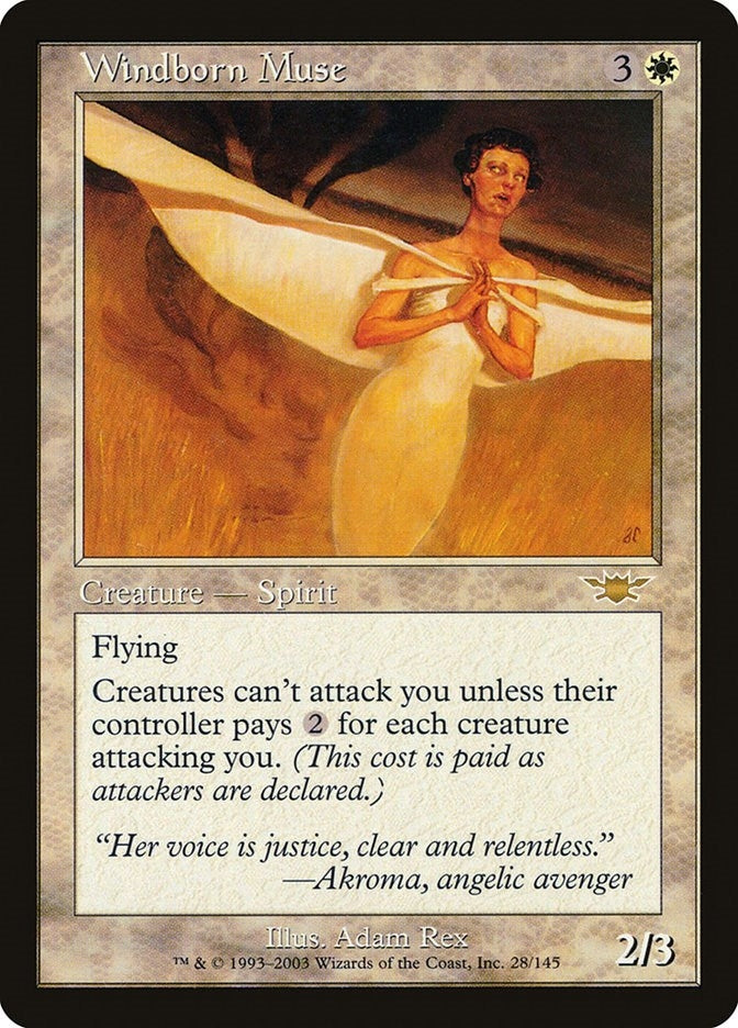 Image for Windborn Muse (28) (Legions) - Magic: The Gathering