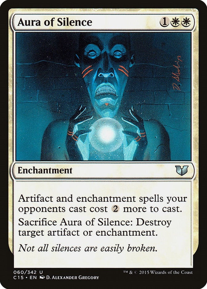 Image for Aura of Silence (60) (Commander 2015) - Magic: The Gathering