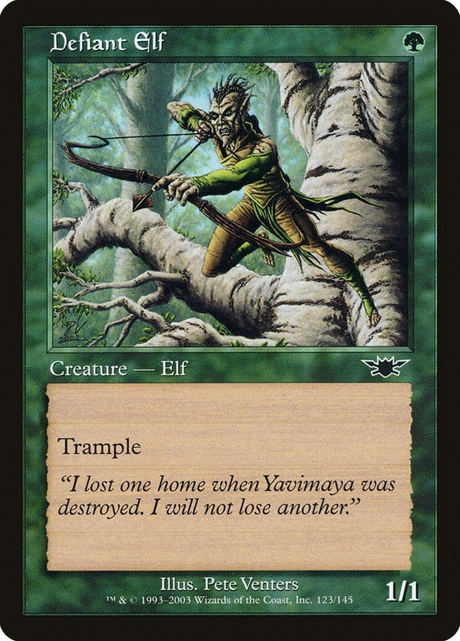 Image for Defiant Elf (123) (Legions) - Magic: The Gathering