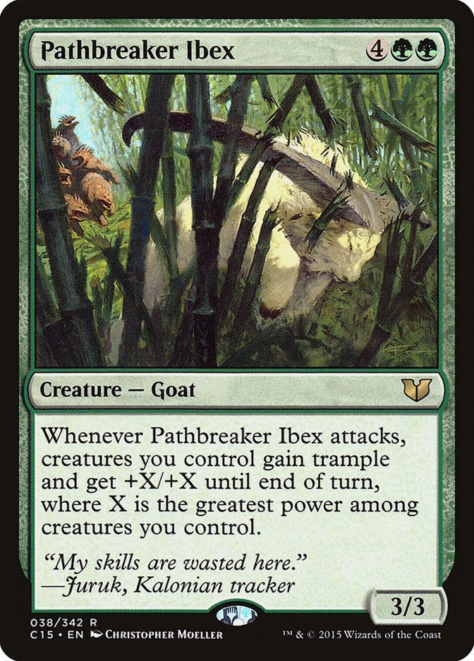 Image for Pathbreaker Ibex (38) (Commander 2015) - Magic: The Gathering