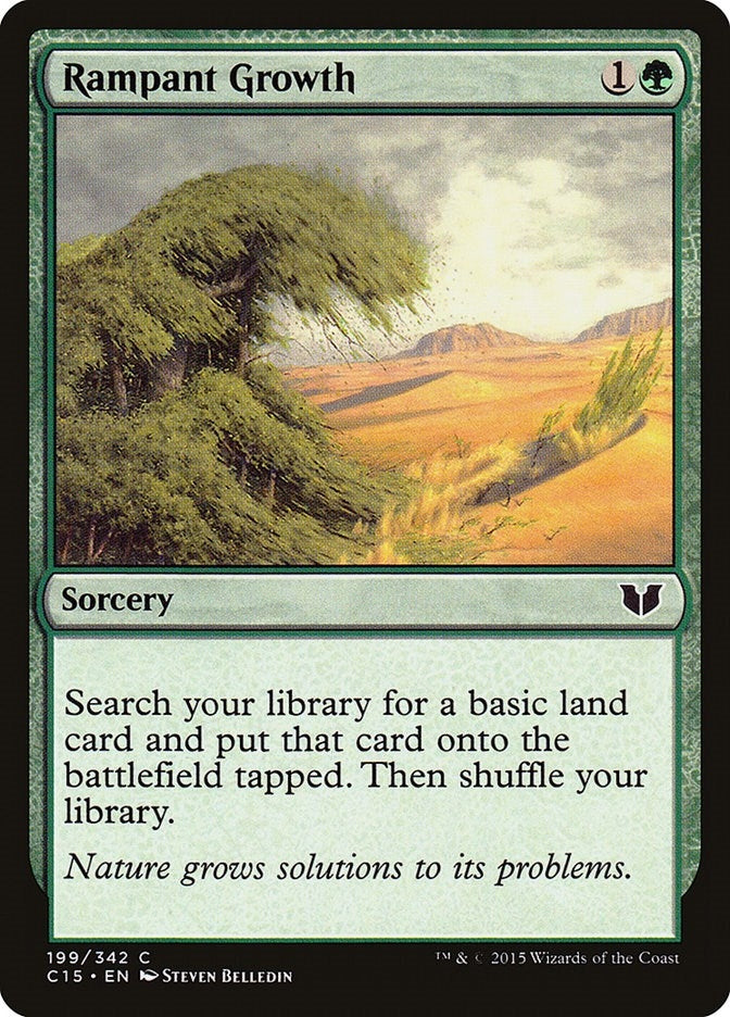 Image for Rampant Growth (199) (Commander 2015) - Magic: The Gathering