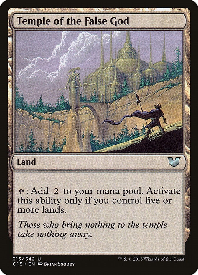 Image for Temple of the False God (313) (Commander 2015) - Magic: The Gathering
