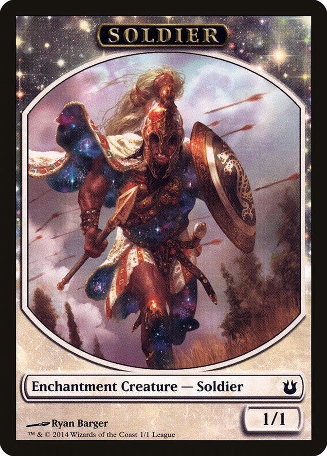 Image for Soldier Token (Born of the Gods) (1) (League Promos) - Magic: The Gathering