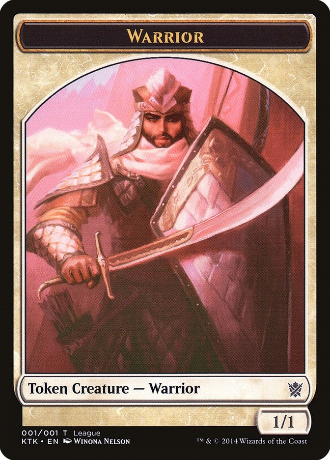 Image for Warrior Token (1) (League Promos) - Magic: The Gathering