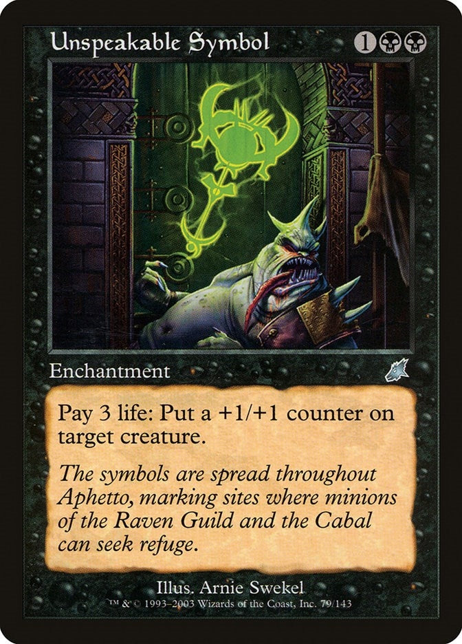 Image for Unspeakable Symbol (79) (Scourge) - Magic: The Gathering