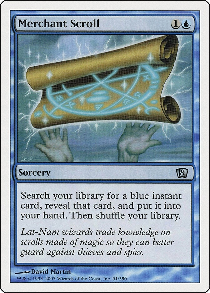 Image for Merchant Scroll (91) (8th Edition) - Magic: The Gathering