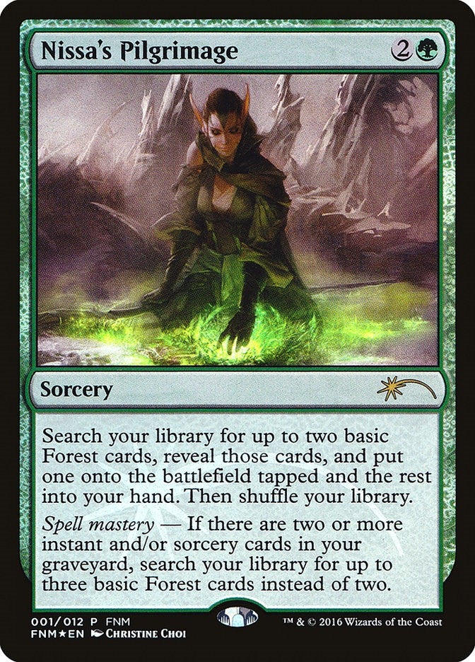 Image for Nissa's Pilgrimage (1) (FNM Promos) - Magic: The Gathering