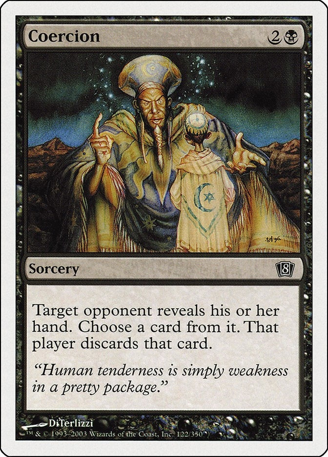 Image for Coercion (122) (8th Edition) - Magic: The Gathering