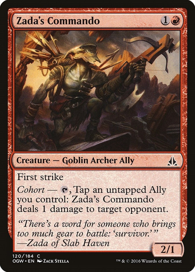 Image for Zada's Commando (120) (Oath of the Gatewatch) - Magic: The Gathering
