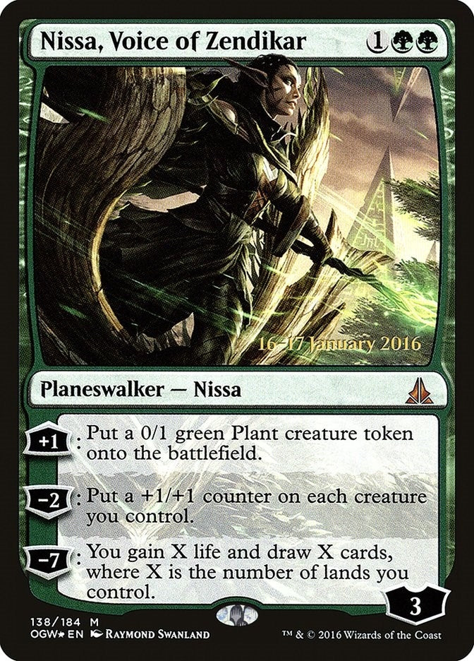 Image for Nissa, Voice of Zendikar (138) (Prerelease Cards) - Magic: The Gathering