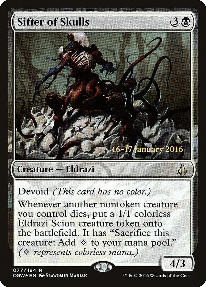 Image for Sifter of Skulls (77) (Prerelease Cards) - Magic: The Gathering