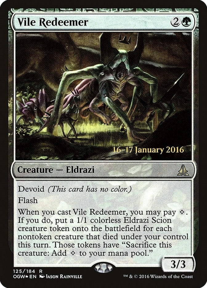 Image for Vile Redeemer (125) (Prerelease Cards) - Magic: The Gathering