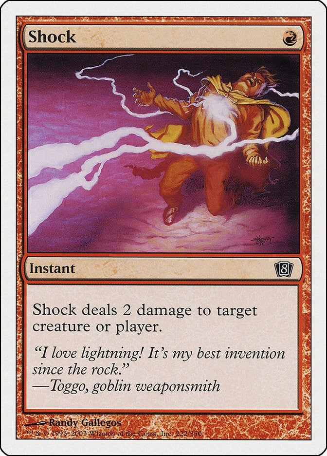Image for Shock (222) (8th Edition) - Magic: The Gathering