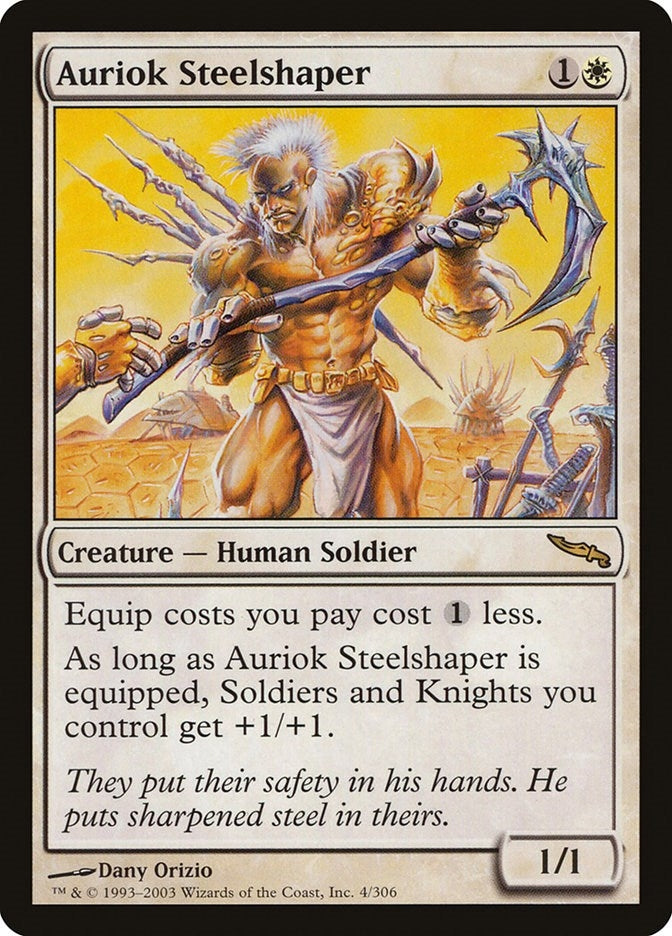 Image for Auriok Steelshaper (4) (Mirrodin) - Magic: The Gathering