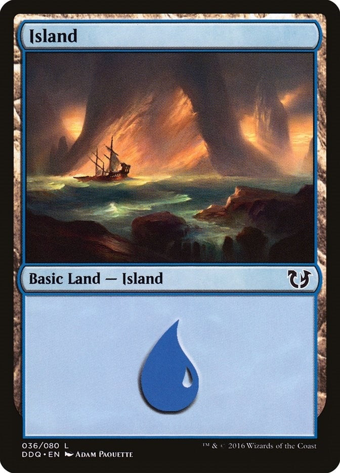 Image for Island (036) (36) (Duel Decks: Blessed vs. Cursed) - Magic: The Gathering