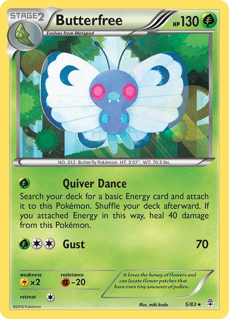 Image for Butterfree (5/83) (Generations) - Pokemon