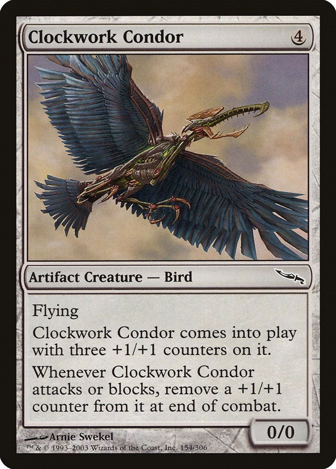 Image for Clockwork Condor (154) (Mirrodin) - Magic: The Gathering