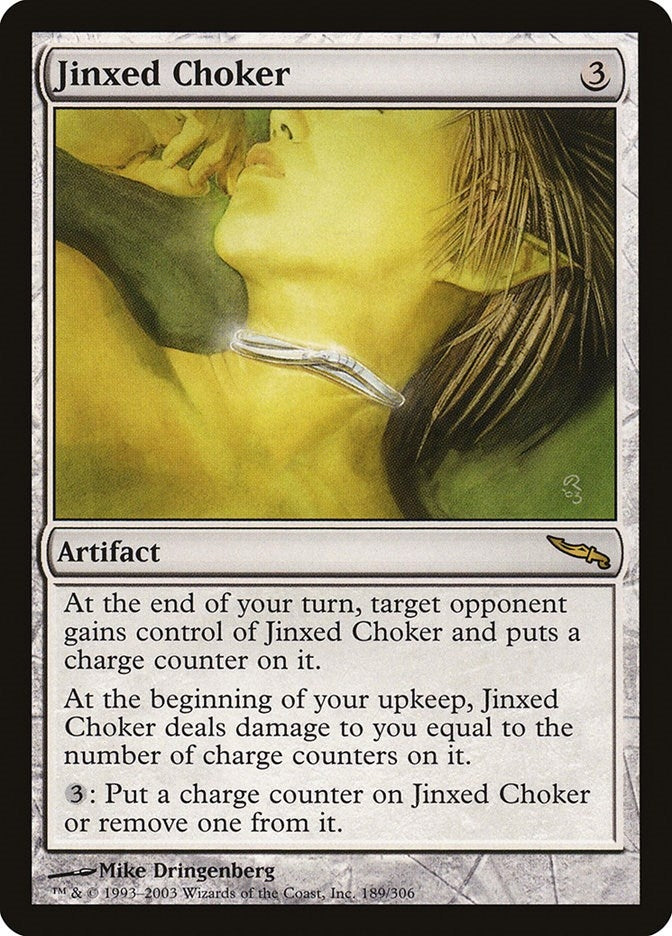 Image for Jinxed Choker (189) (Mirrodin) - Magic: The Gathering