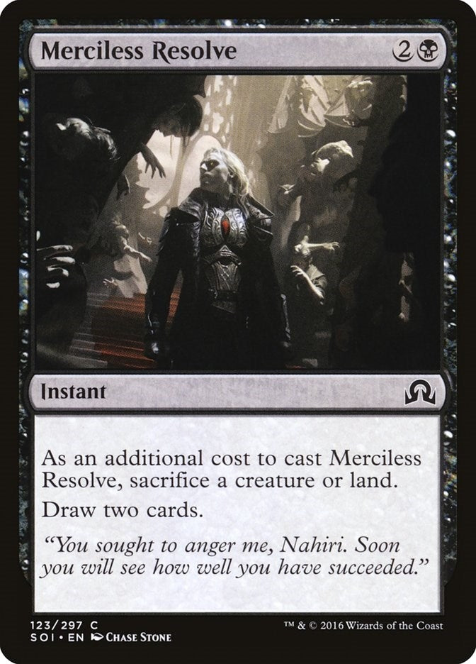Image for Merciless Resolve (123) (Shadows over Innistrad) - Magic: The Gathering